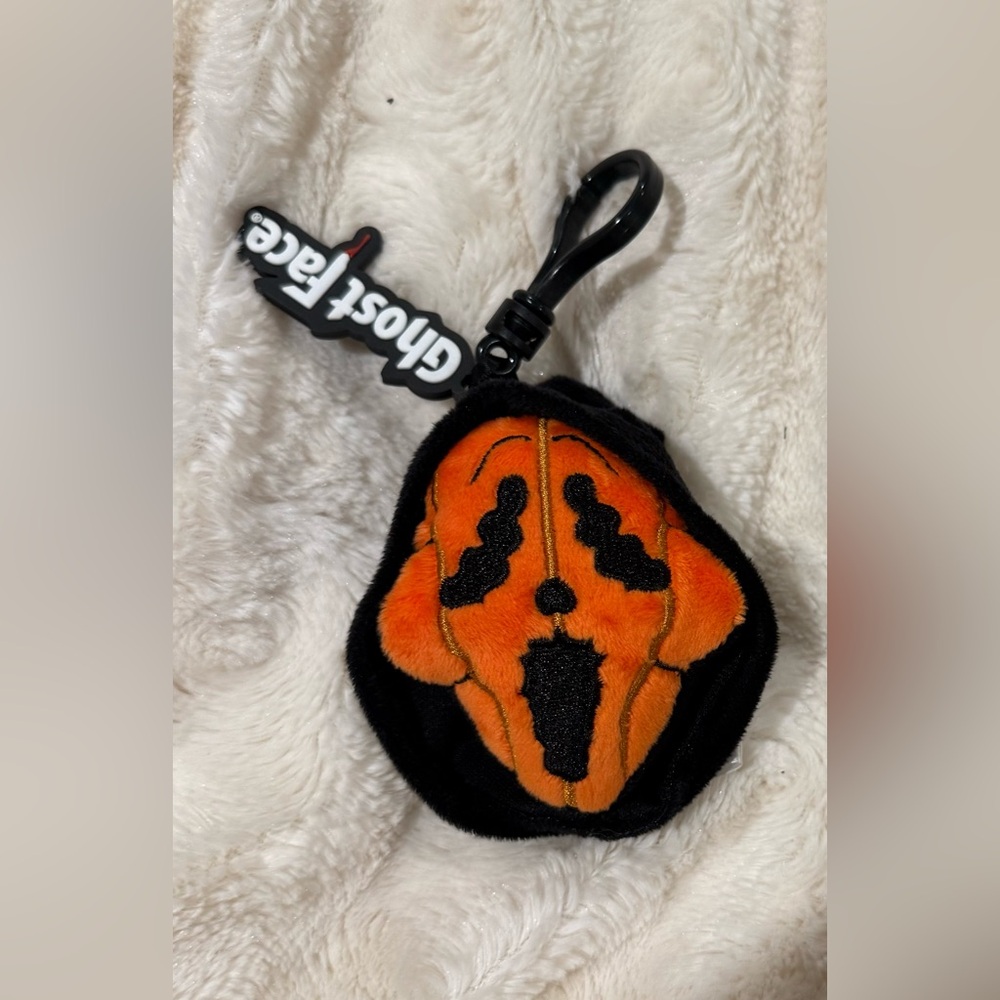 Ghost Face Mask Plush Bag Charm